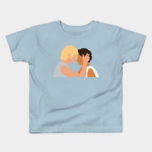 Achilles and patroclus fan art drawing Kids T-Shirt